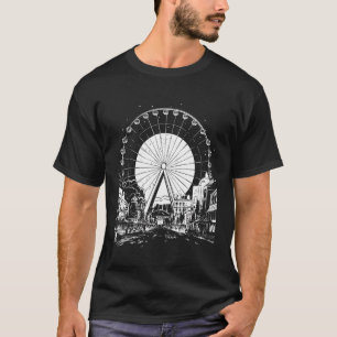 Ferris Wheel Carnival Festival Landkreis Fest Amus T-Shirt