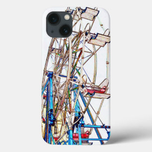 Ferris Wheel-Chalk-Kontur von Shirley Taylor Case-Mate iPhone Hülle