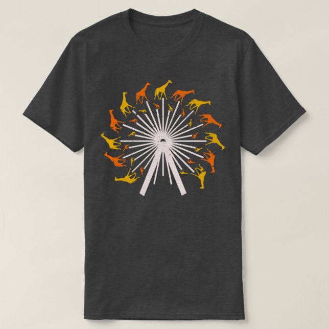Ferris Wheel Giraffe T-Shirt (Design vorne)