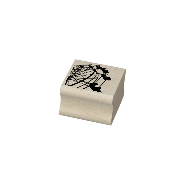 Ferris Wheel Gummistempel (Stempel)