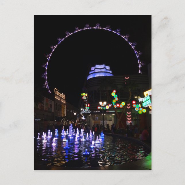 Ferris Wheel Las Vegas #4 Postkarte (Vorderseite)