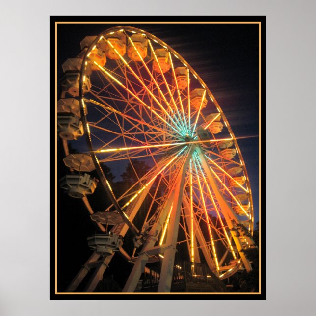 Ferris Wheel Print Poster (Vorne)