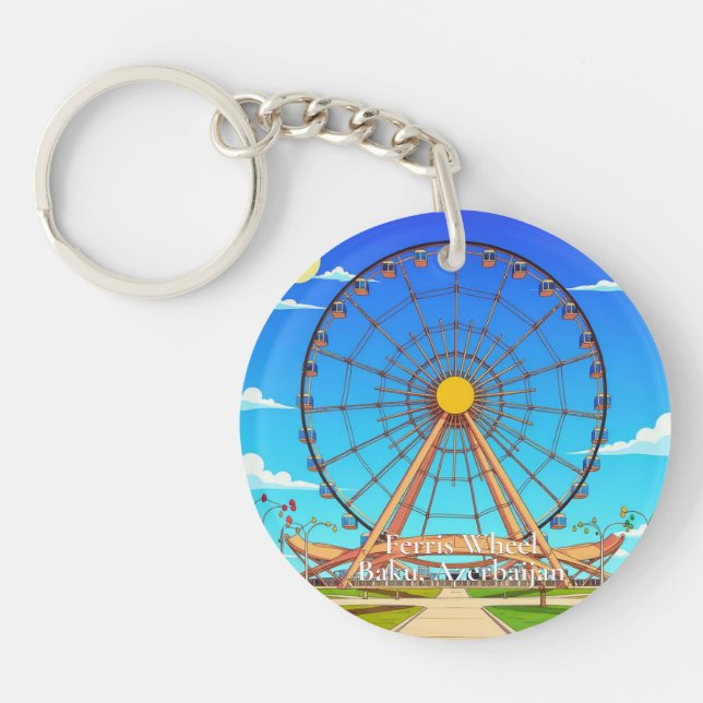 Ferris Wheel Schlüsselanhänger (Vorderseite)