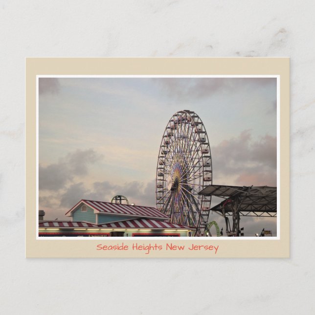 Ferris Wheel Seaside Heights Carte postale (Devant)