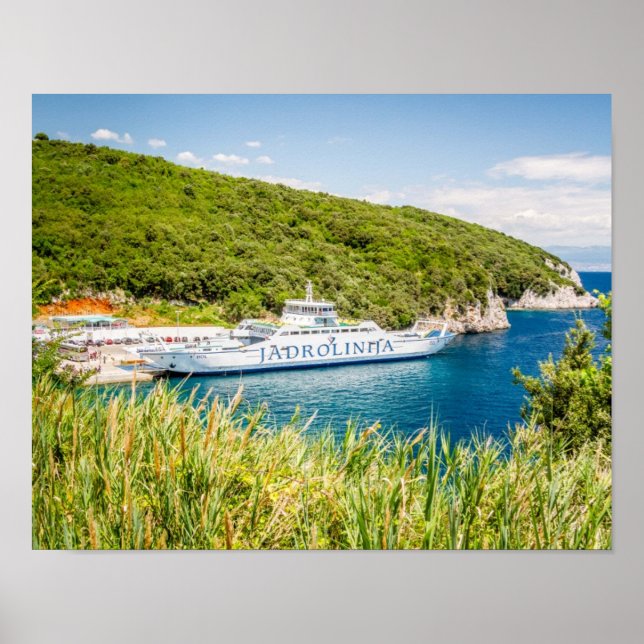 Ferry JADROLINIJA, Kroatien Poster (Vorne)
