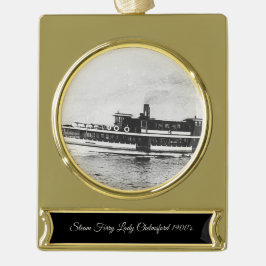 Ferry Lady Chelmsford 1900s Banner-Ornament Gold