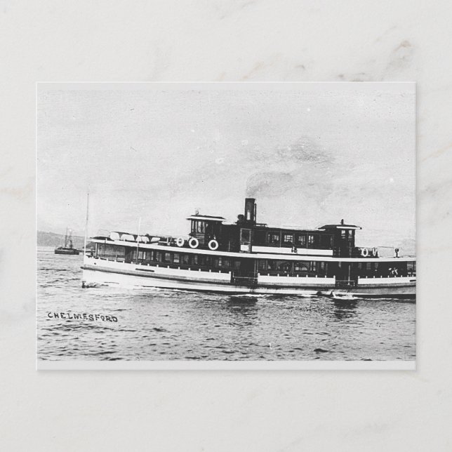 Ferry Lady Chelmsford 1900s Postkarte (Vorderseite)