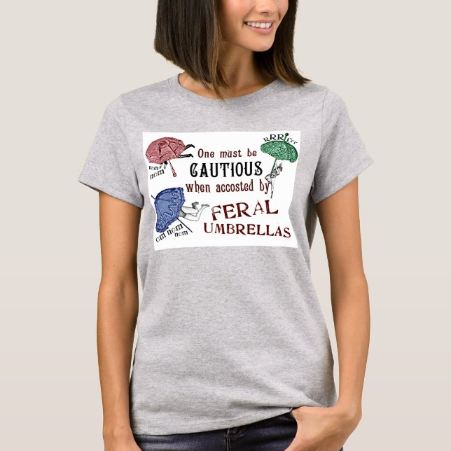 Fersenschirme - Viktorianisches Surrealist T-Shirt (Vorderseite)