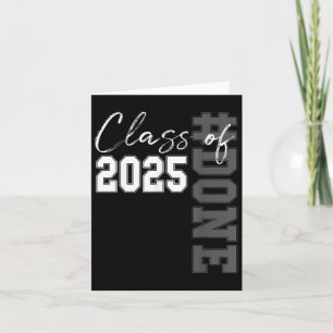 Fertig Cl of 2025 Graduate Funny 2025 Abschluss Se Karte