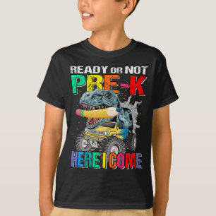 Fertig oder nicht vorab hier komme ich Monster Tru T-Shirt