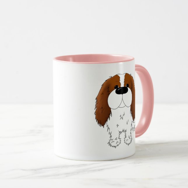 Fertigen Sie Blenheim unbekümmerten Königcharles Tasse (VorderseiteRechts)