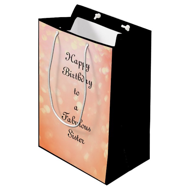 Fertigen Sie diese alles- Gute zum Mittlere Geschenktüte (Vorderseite Schrägansicht)