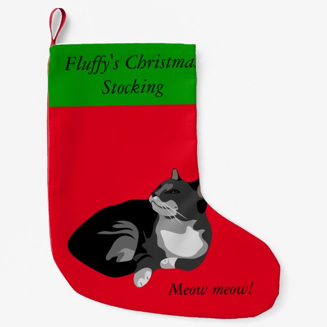 Fertigen Sie diesen WeihnachtsStrumpf für Ihre Kleiner Weihnachtsstrumpf (Vorderseite)