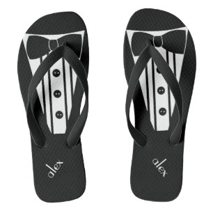 Fertigen Sie FarbTuxedo - Trauzeugen besonders an Flip Flops
