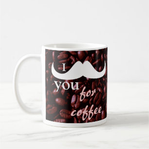 Fertigen Sie i-Schnurrbart Sie für Kaffee-Tasse Kaffeetasse
