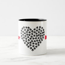 Fertigen Sie Ihre Tasse der Name des Haustieres