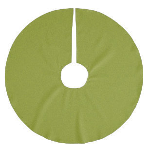 Fertigen Sie Limonen grünen Kornhintergrund Polyester Weihnachtsbaumdecke