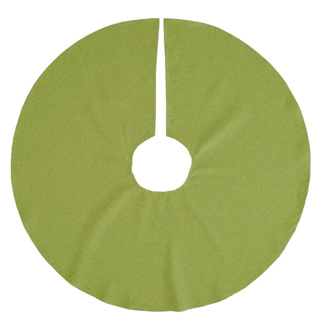 Fertigen Sie Limonen grünen Kornhintergrund Polyester Weihnachtsbaumdecke (Vorderseite)