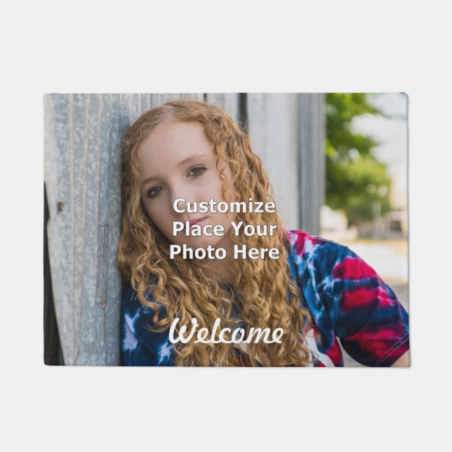 Fertigen Sie mit Ihrem Foto besonders an Fußmatte (Vorderseite)