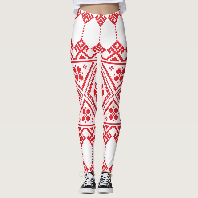 Fertigen Sie nationalen Entwurf Ukraine besonders Leggings (Vorderseite)