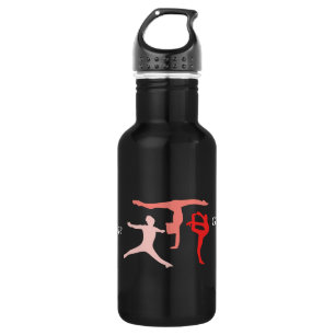 Fertigen Sie personalisierte Trio-Gymnastik-Reise Edelstahlflasche