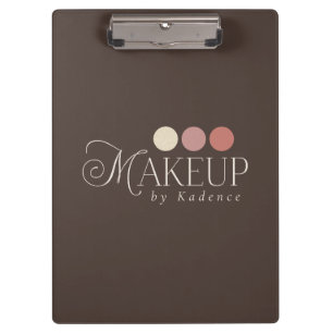 Fertiges Logo Marken Make-up-Artist Klemmbrett