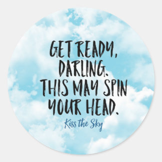 Fertigkleben-Sticker Runder Aufkleber