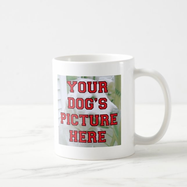 Fertigte das Foto Ihr Hundes besonders an Kaffeetasse (Rechts)