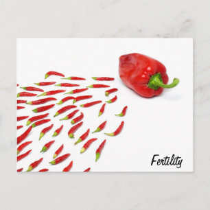 Fertilität Postkarte