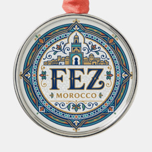 Fès Marokko Ornament Aus Metall