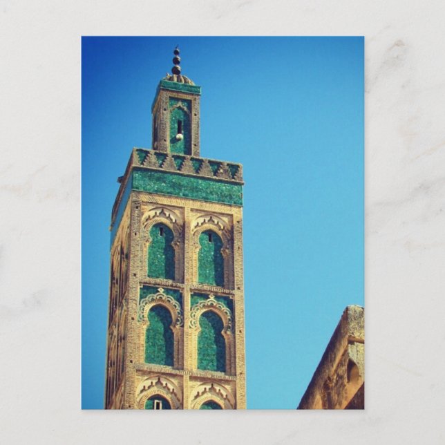 fes minaret medina postkarte (Vorderseite)