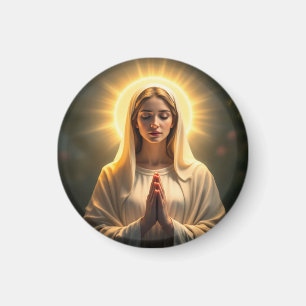 Fesselnde Aufrichtigkeit: Jungfrau Mary Gebet Magnet