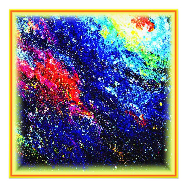 Fesselnde Farben des Universums. Jetzt kaufen Fotodruck (Vorne)