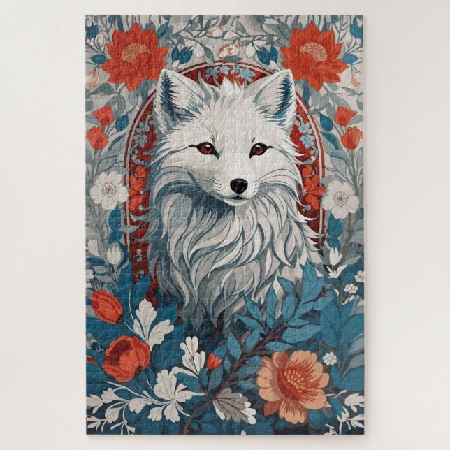 Fesselndes Arktis-Fuchs-Wildleben  (Vertikal)