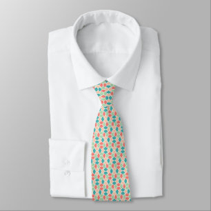 Fesselndes Retro-Geometrisches Muster Krawatte