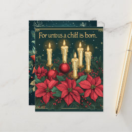 Fest Blumenkerzen Bibel Verse Scrapbook Paper