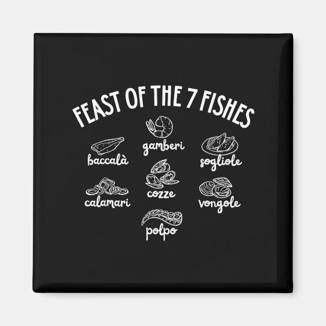 Fest der 7 Fische Magnet (Vorne)