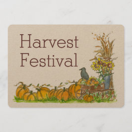 Fest der Ernte des Fall Harvest Einladung