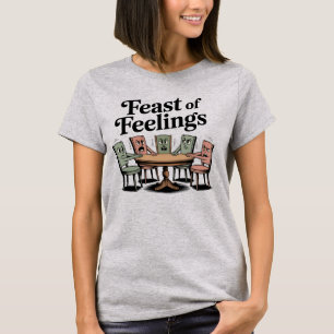 Fest der Gefühle Lustiges Erntedankfest Familie T-Shirt