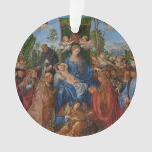Fest der Rose Garlands, 1506 (Holzöl) Ornament