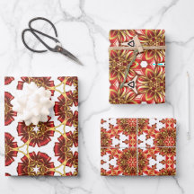 Fest Frolic Christmas Wrapping Paper Set