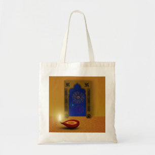 Fest glückliche Diwali Feuerwerke - Tasche des Hau
