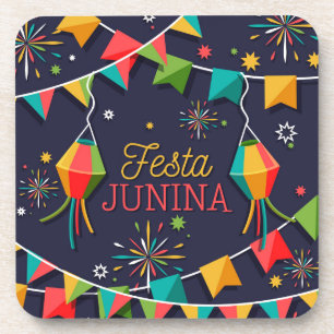 Fest Junina Getränkeuntersetzer