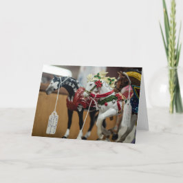 Fest Karussell Pferde Ornament Collection Karte