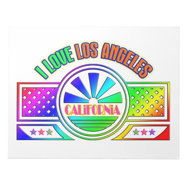 "Fest Los Angeles" Notepad Notizblock (Vorderseite)