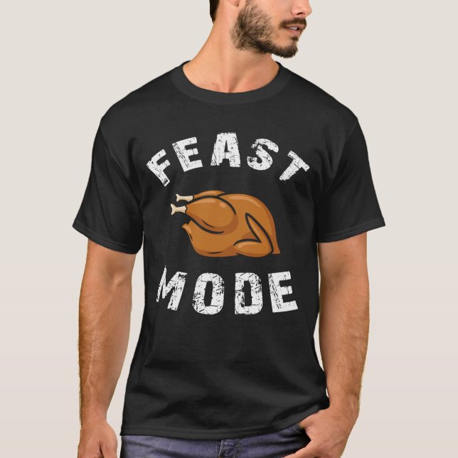 Fest-Mode-Erntedank witzig T-Shirt (Vorderseite)