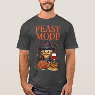 Fest Mode Happy Thanksgiving Türkei dankbar Fami T-Shirt