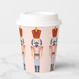 Fest rosa Holiday Nutcracker Papier Becher