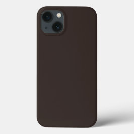 fest, Schlicht, Walnussbraun, Case-Mate iPhone Hülle