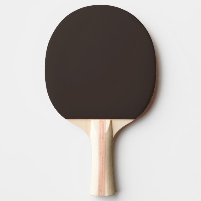 fest, Schlicht, Walnussbraun, Tischtennis Schläger (Vorderseite)